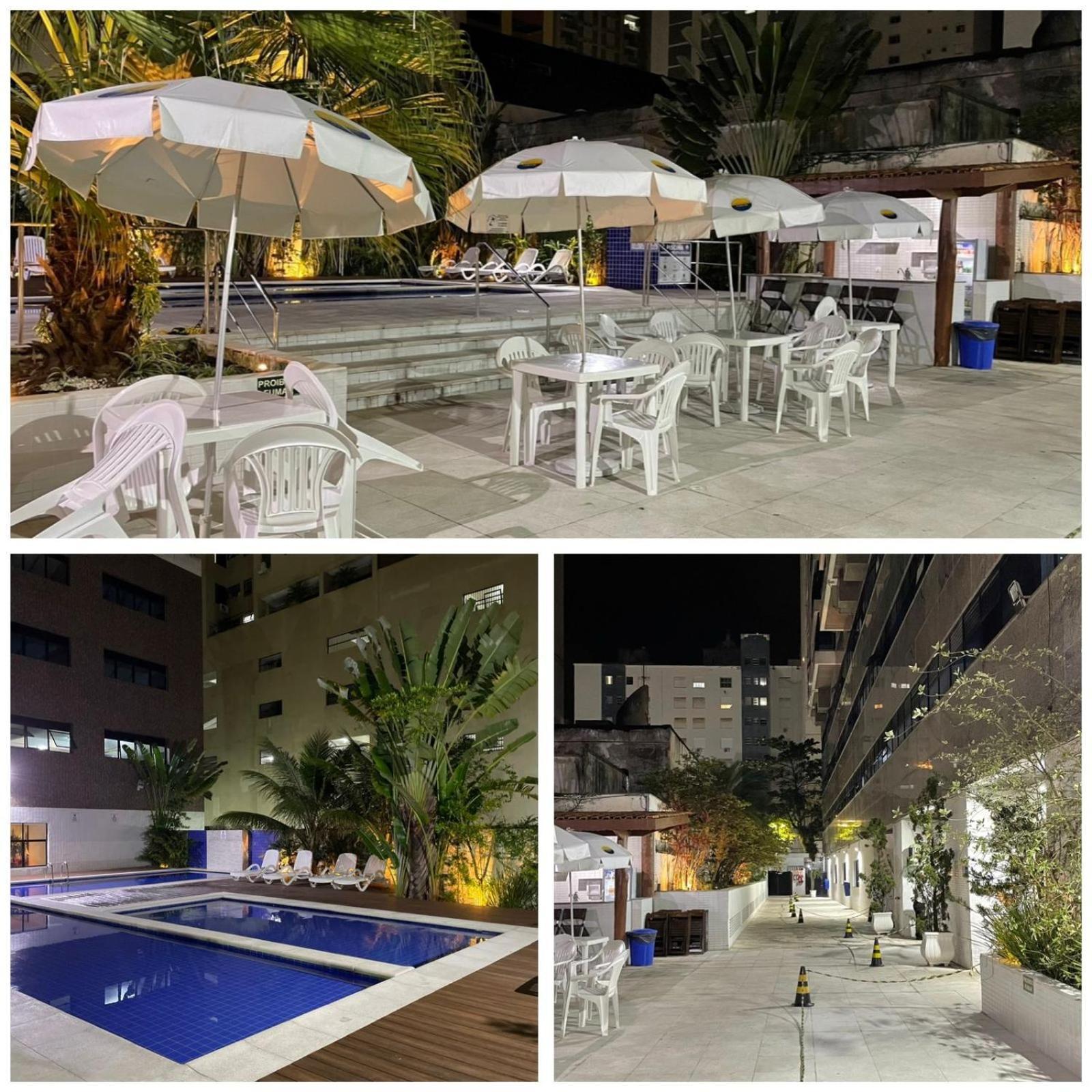 Capitania Varam Apartamento-Flat Com Piscina E Vista Mar Guaruja Pitangueiras Exterior foto