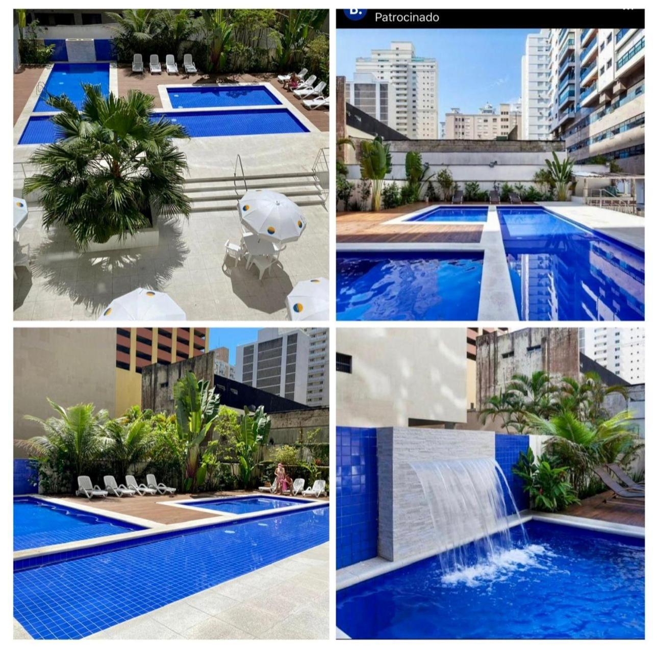 Capitania Varam Apartamento-Flat Com Piscina E Vista Mar Guaruja Pitangueiras Exterior foto